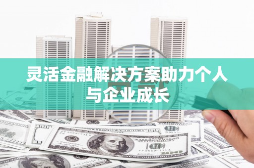 保税港区灵活金融解决方案助力个人与企业成长