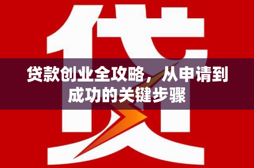 保税港区贷款创业全攻略，从申请到成功的关键步骤