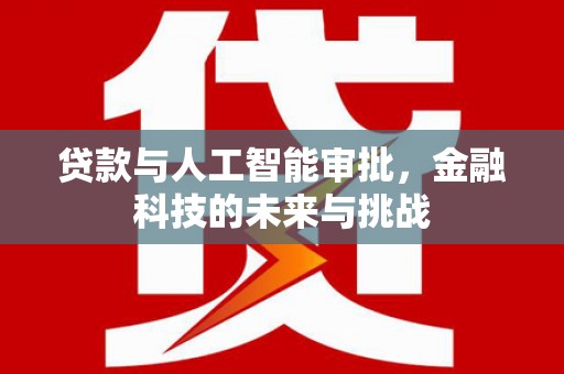 保税港区贷款与人工智能审批，金融科技的未来与挑战