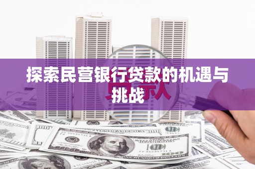 保税港区探索民营银行贷款的机遇与挑战