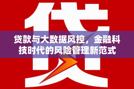 保税港区贷款与大数据风控，金融科技时代的风险管理新范式