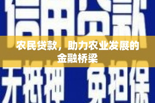 保税港区农民贷款，助力农业发展的金融桥梁