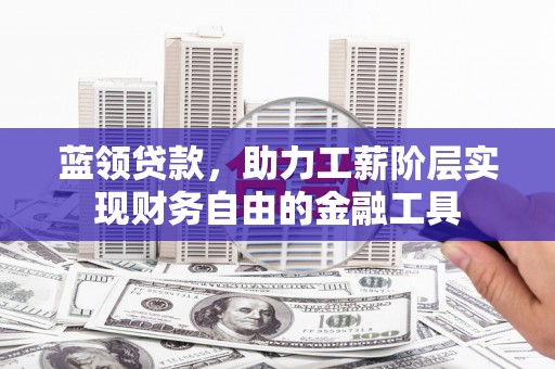 保税港区蓝领贷款，助力工薪阶层实现财务自由的金融工具
