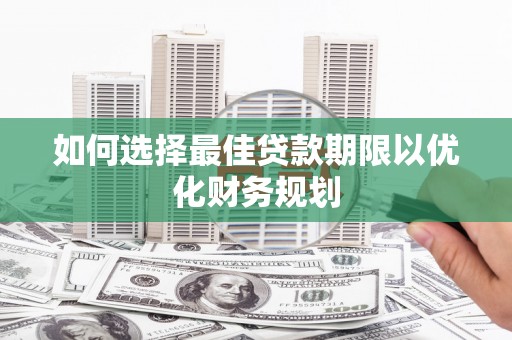 保税港区如何选择最佳贷款期限以优化财务规划