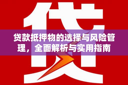 保税港区贷款抵押物的选择与风险管理，全面解析与实用指南