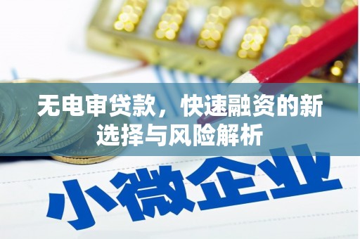 保税港区无电审贷款，快速融资的新选择与风险解析