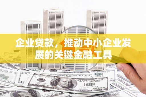 保税港区企业贷款，推动中小企业发展的关键金融工具
