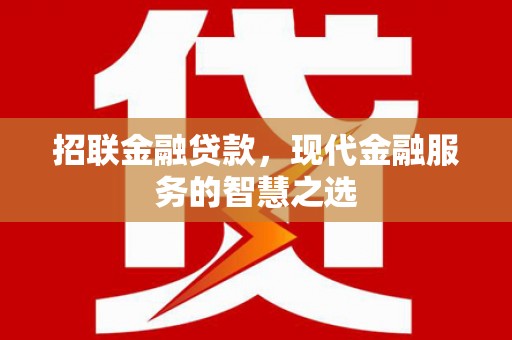 保税港区招联金融贷款，现代金融服务的智慧之选