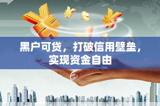 保税港区黑户可贷，打破信用壁垒，实现资金自由