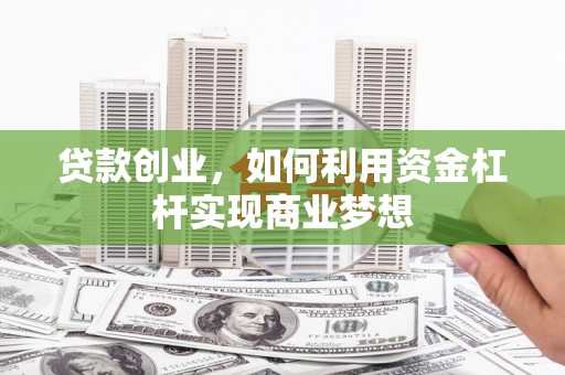 保税港区贷款创业，如何利用资金杠杆实现商业梦想