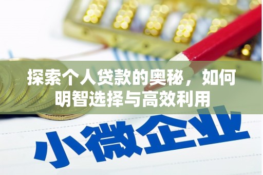 保税港区探索个人贷款的奥秘，如何明智选择与高效利用