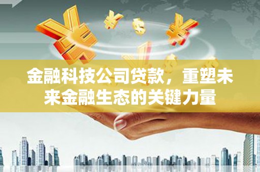 保税港区金融科技公司贷款，重塑未来金融生态的关键力量