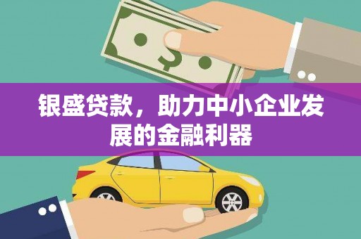 保税港区银盛贷款，助力中小企业发展的金融利器