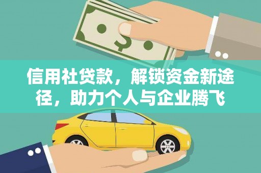 保税港区信用社贷款，解锁资金新途径，助力个人与企业腾飞