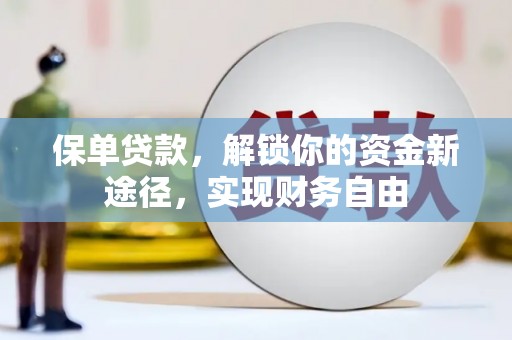 保税港区保单贷款，解锁你的资金新途径，实现财务自由
