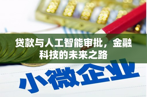 保税港区贷款与人工智能审批，金融科技的未来之路