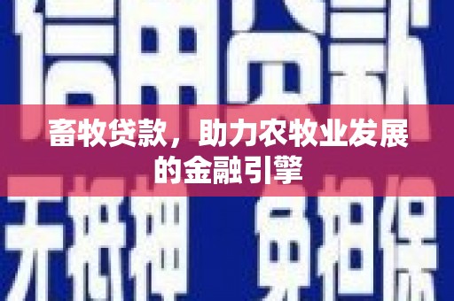 保税港区畜牧贷款，助力农牧业发展的金融引擎