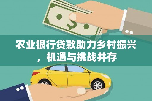 保税港区农业银行贷款助力乡村振兴，机遇与挑战并存