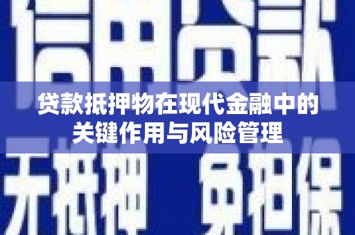 保税港区贷款抵押物在现代金融中的关键作用与风险管理