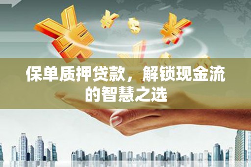 保税港区保单质押贷款，解锁现金流的智慧之选