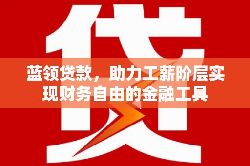 保税港区蓝领贷款，助力工薪阶层实现财务自由的金融工具