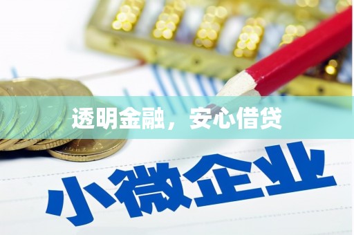 保税港区透明金融，安心借贷