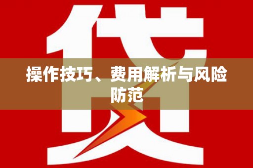 保税港区操作技巧、费用解析与风险防范